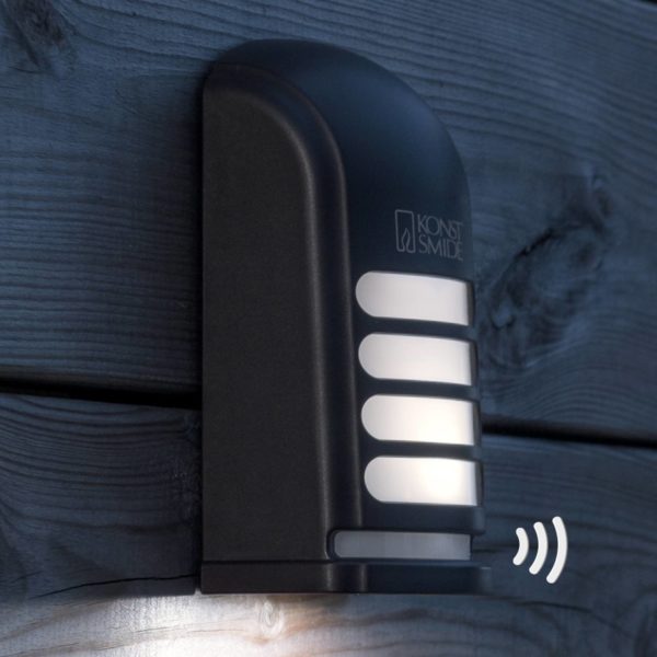Konstsmide Applique d’extérieur LED Prato à détecteur Konstsmide
