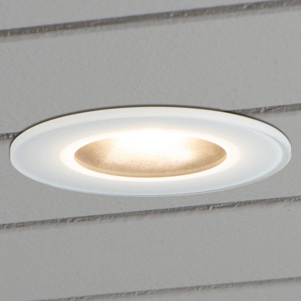 Konstsmide Spot encastré sol LED 7875 plafond ext., blanc Konstsmide