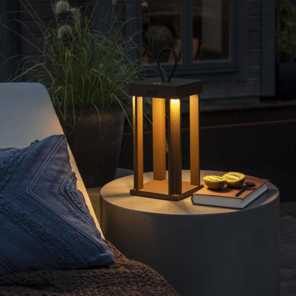 Konstsmide Lampe décorative LED Cannes USB, rouille Konstsmide