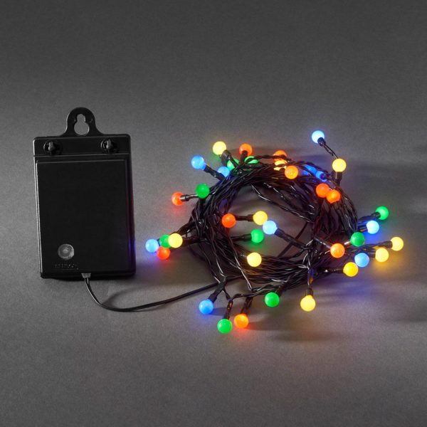 Konstsmide Christmas Guirlande lumin. LED multicolore à 40 lampes RVB Konstsmide Christmas