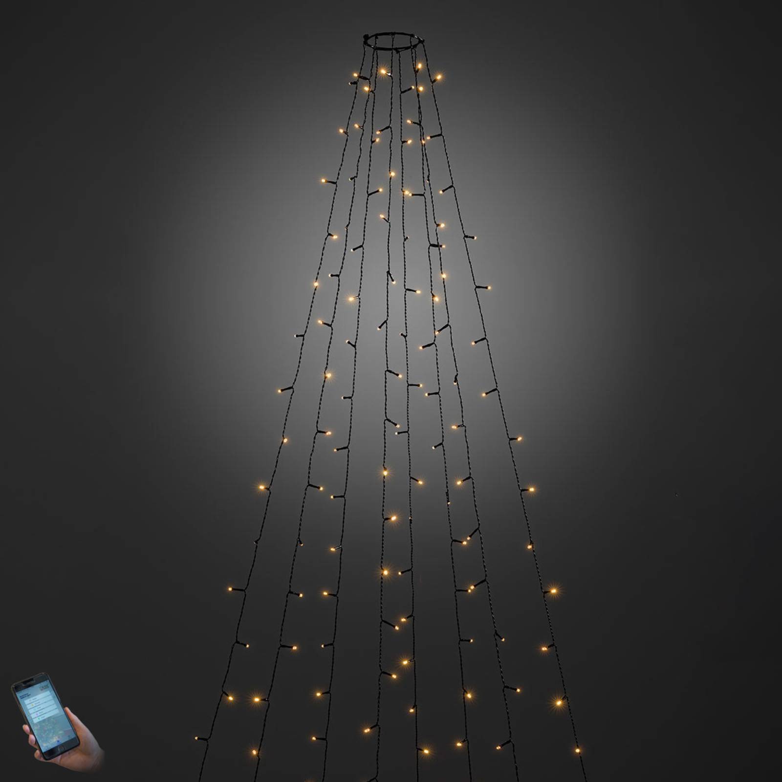 Konstsmide Christmas Manteau d'arbre LED extérieur 240 flammes