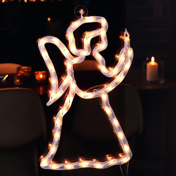 Konstsmide Christmas Silhouette fenêtre LED Ange intérieur