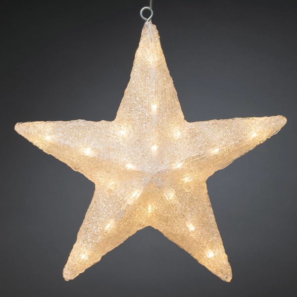 Konstsmide Christmas Étoile déco LED pour l’extérieur, Ø 40 cm Konstsmide Christmas