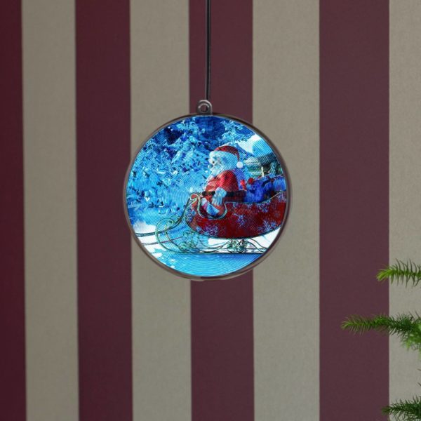 Konstsmide Christmas Boules hologramme 3D