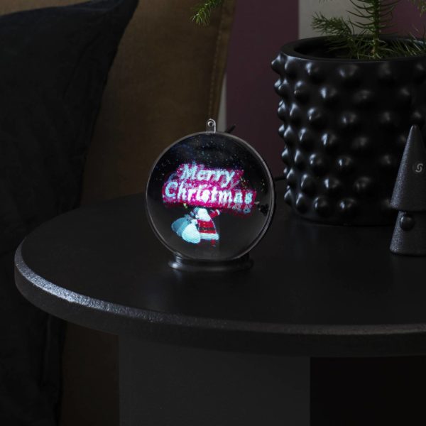 Konstsmide Christmas Boules hologramme 3D