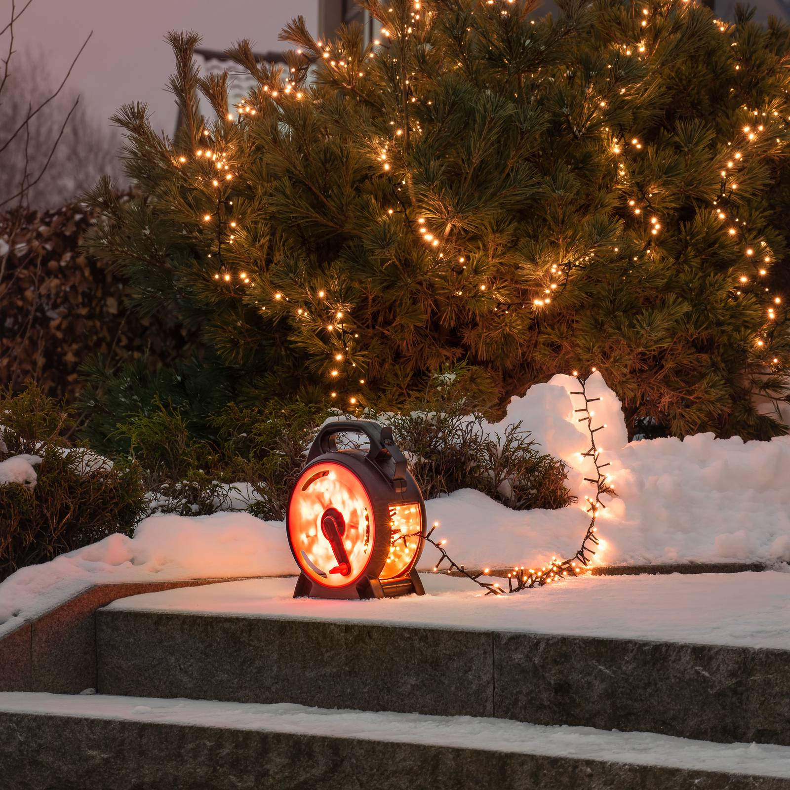 Konstsmide Christmas Guirlande lumineuse LED Compact ambre 400 LED 8