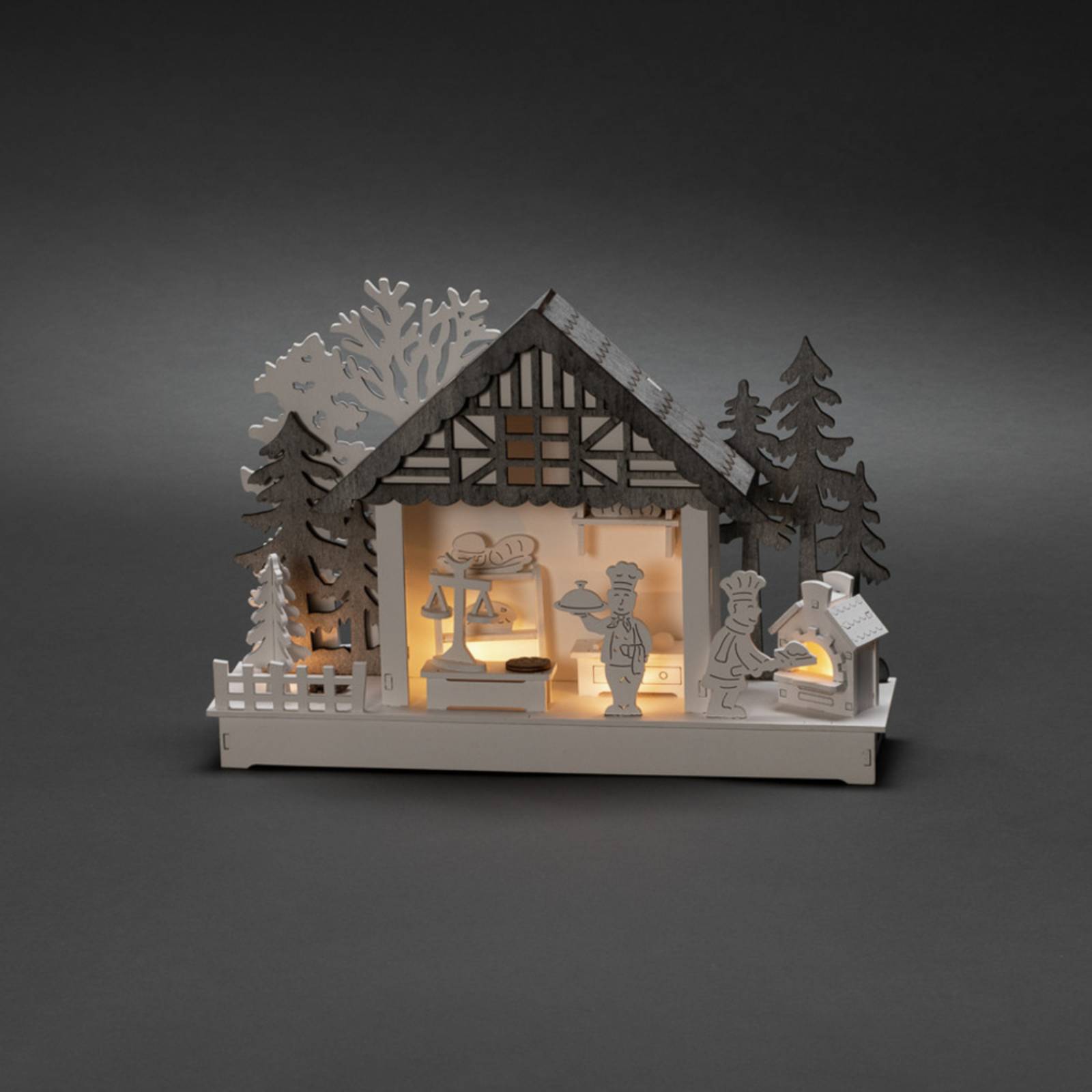 Konstsmide Christmas Arc lumineux LED Maison et boulangerie