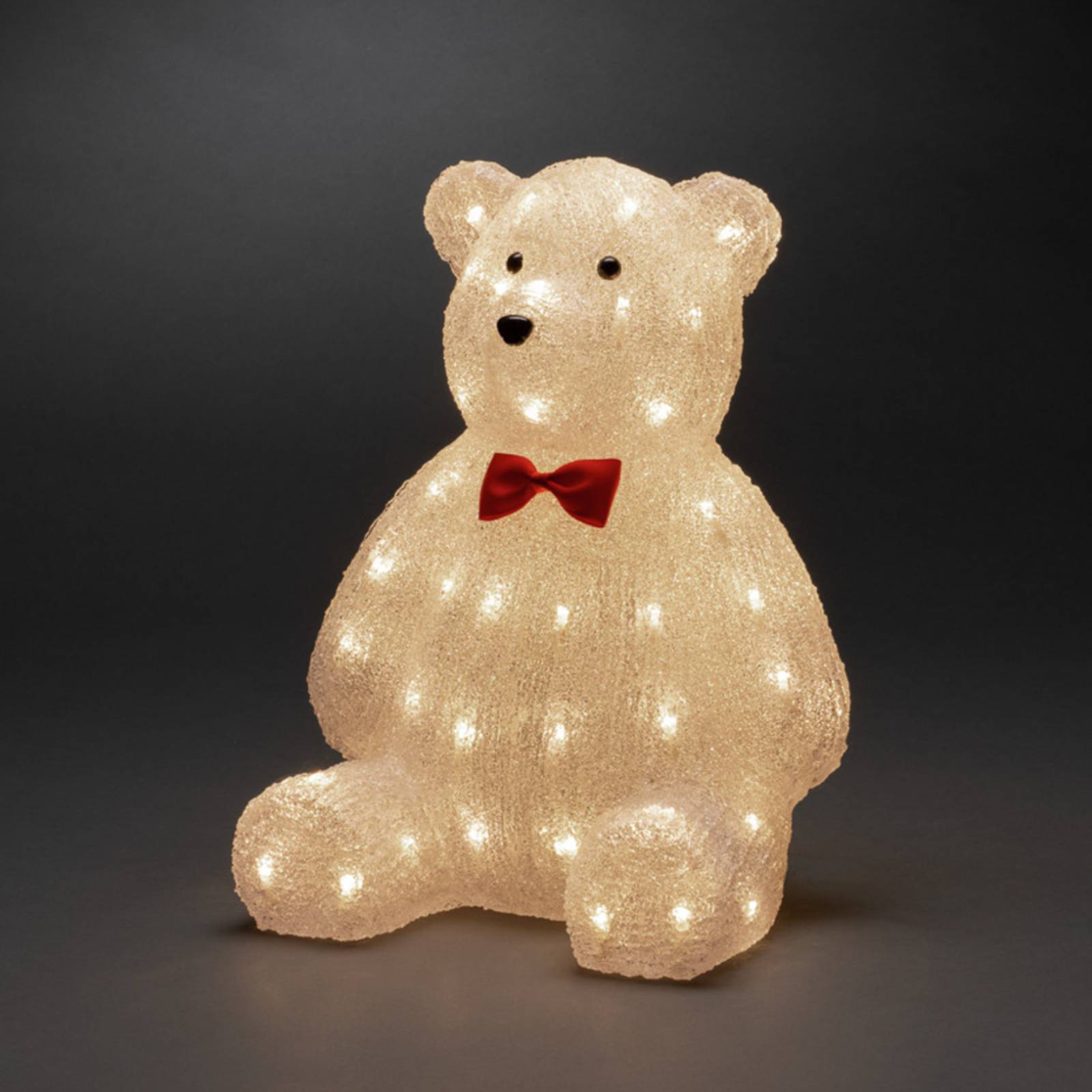 Konstsmide Christmas Figurine déco LED Ours transparente IP44 38 cm Konstsmide Christmas