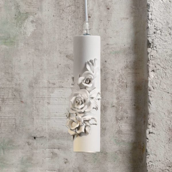 Karman Suspension LED design Capodimonte en céramique Karman