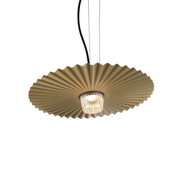 Karman Gonzaga suspension LED, Ø 42 cm, laiton Karman