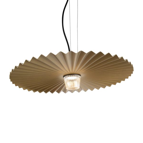 Karman Gonzaga suspension LED, Ø 59 cm, laiton Karman