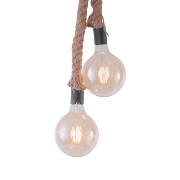JUST LIGHT. Suspension Rope avec corde
