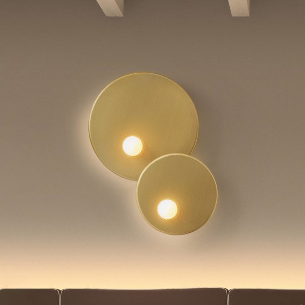 LEDS-C4 Trip applique 2 lampes dorée mate LEDS-C4