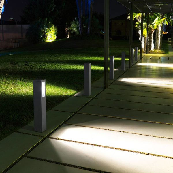 LEDS-C4 Way Borne lumineuse LED, IP66, anthracite, 60 cm LEDS-C4