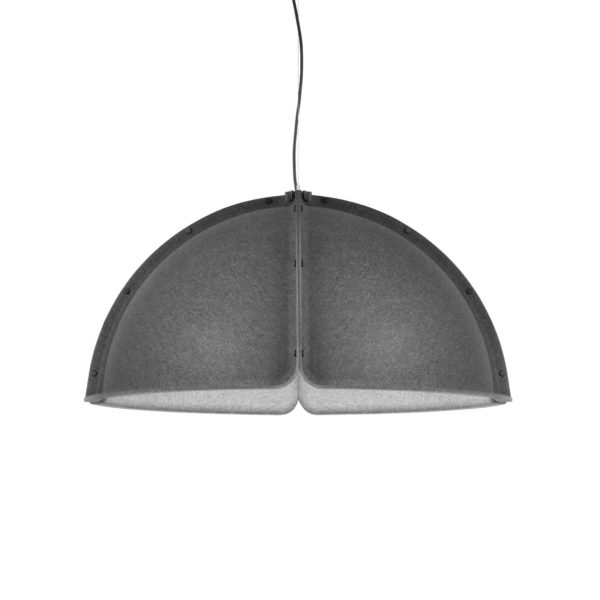 Atelje Lyktan Suspension LED Hood 1x23W Ø120cm gris foncé Atelje Lyktan