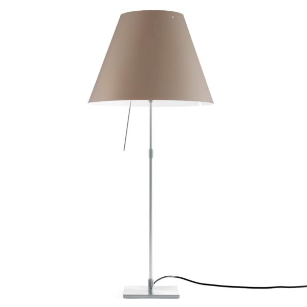 Luceplan Costanza lampe à poser D13i alu/nougat Luceplan