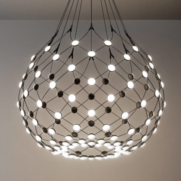 Luceplan Mesh suspension Ø 80 cm câble 2 m Luceplan
