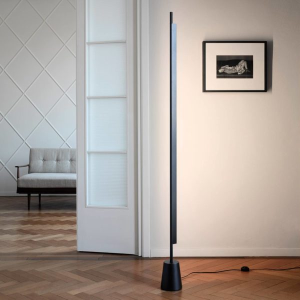 Luceplan Compendium lampadaire LED 2 700K noir Luceplan