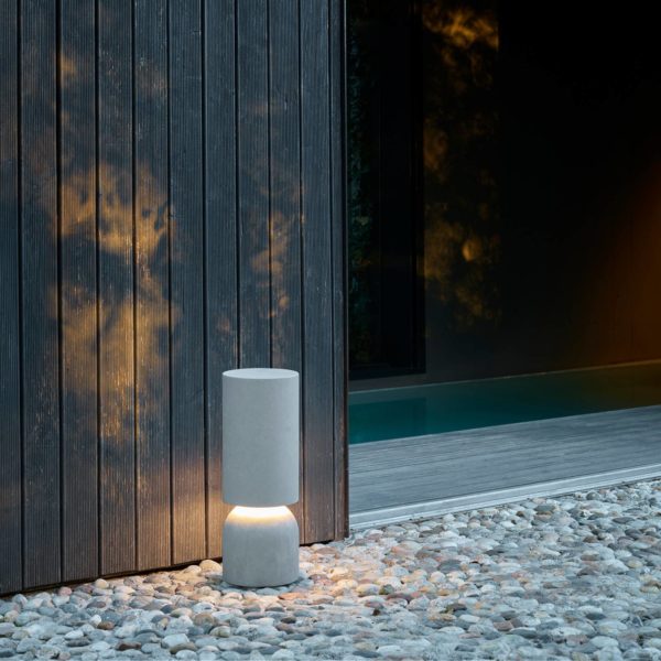 Luceplan Nui B luminaire de terrasse LED en béton DALI Luceplan