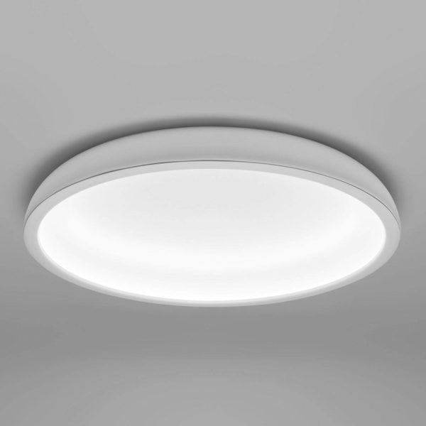 Stilnovo Plafonnier LED Reflexio, Ø 46 cm, blanc Stilnovo