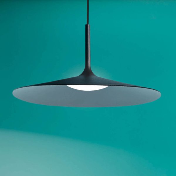 Linea Light Suspension LED Poe Plus, noire Linea Light