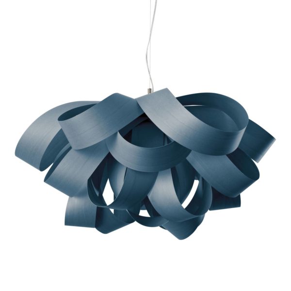 LZF LamPS LZF Agatha Small suspension, 78x76cm, bleue LZF LamPS