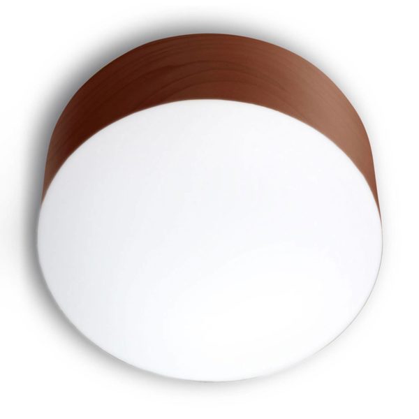 LZF LamPS LZF Gea plafonnier 0-10 V dim, Ø 30 cm, chocolat LZF LamPS