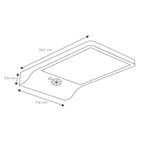 Lucide Applique d’extérieur LED solaire Basic Lucide