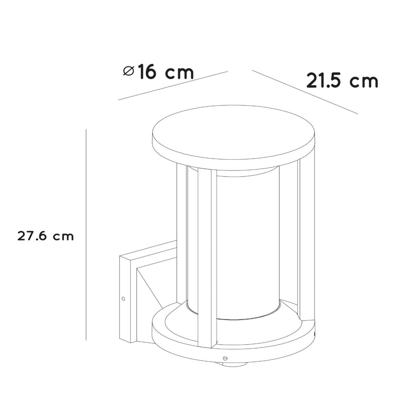 Lucide Applique d'extérieur Cadix alu moulé sous pression Lucide