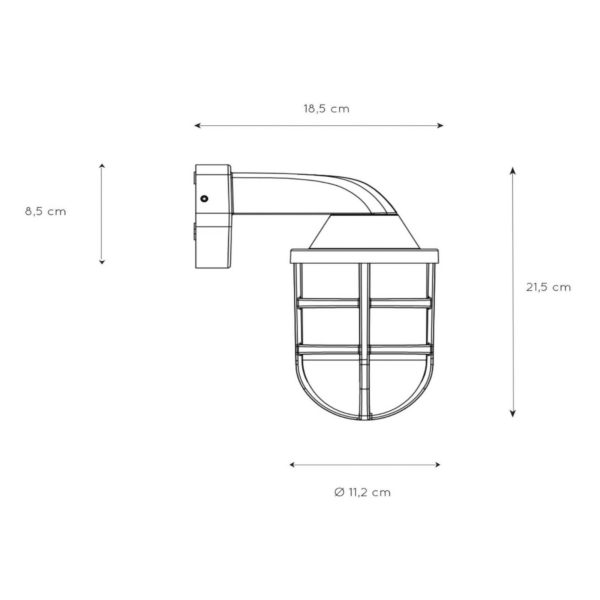 Lucide Applique d’extérieur Lewis