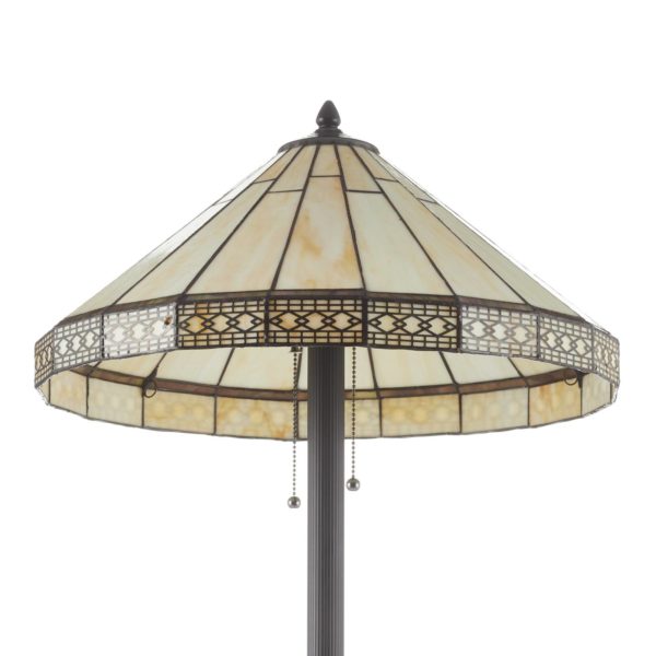 Clayre&Eef Lampadaire Bradley style Tiffany Clayre&Eef