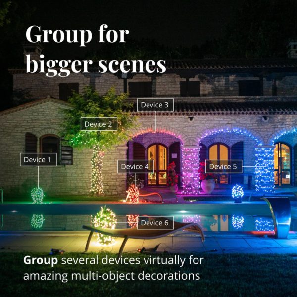 Rideau LED Twinkly intelligent pour appli