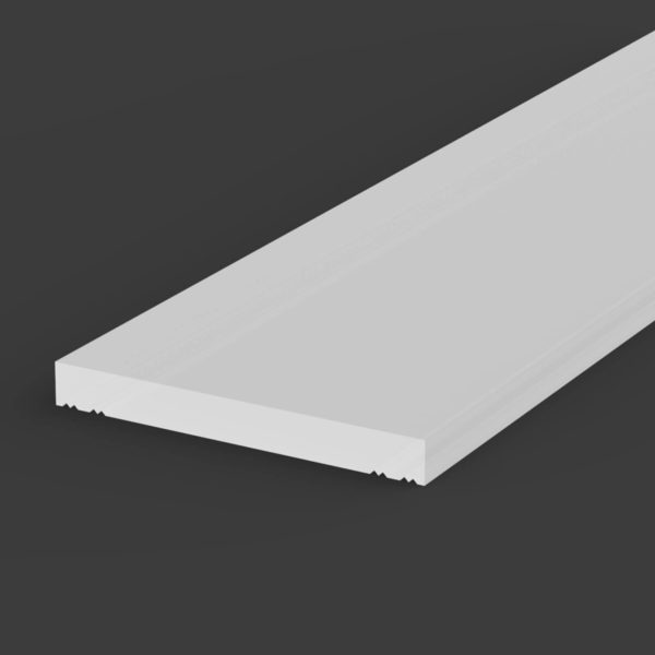LED Profilelement GmbH PEC 8 couvercle plastique pour profilés PEP 24-2 LED Profilelement GmbH