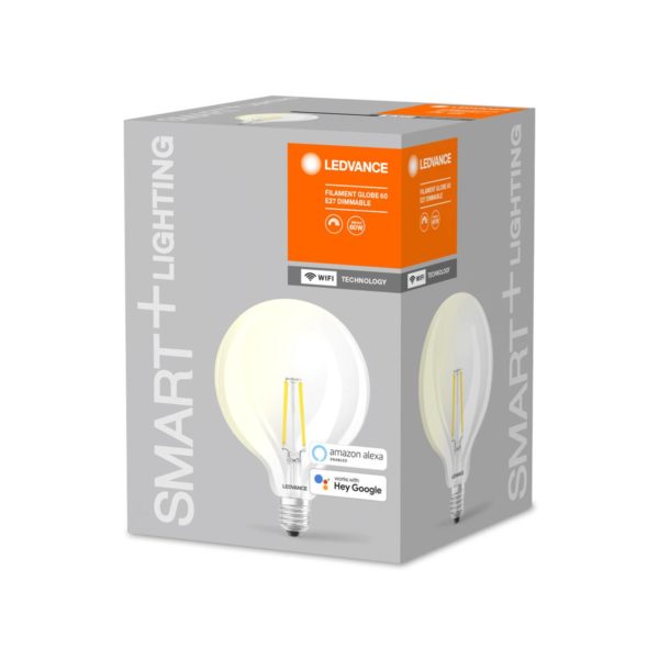 LEDVANCE SMART+ WiFi filament E27 6W 827 G125 LEDVANCE SMART+