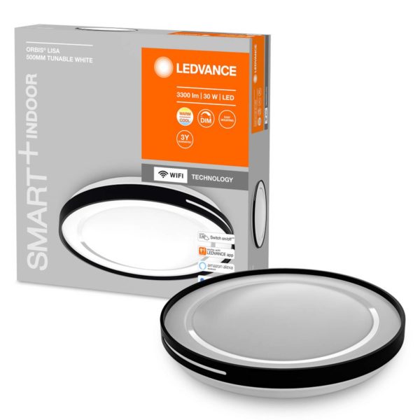 LEDVANCE SMART+ WiFi Orbis Lisa plafonnier LED LEDVANCE SMART+