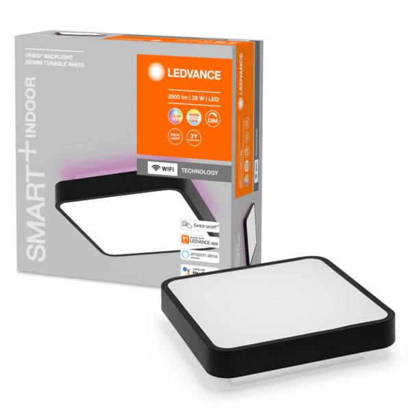 LEDVANCE SMART+ WiFi Orbis Backlight noir 35x35 LEDVANCE SMART+