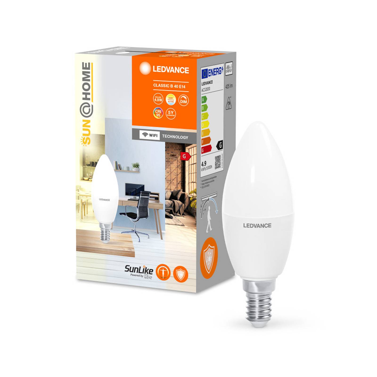 LEDVANCE SMART+ LEDVANCE SUN@Home Classic B 25 E14 4