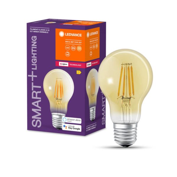 LEDVANCE SMART+ ZigBee filament Classic E27 6W 824 LEDVANCE SMART+