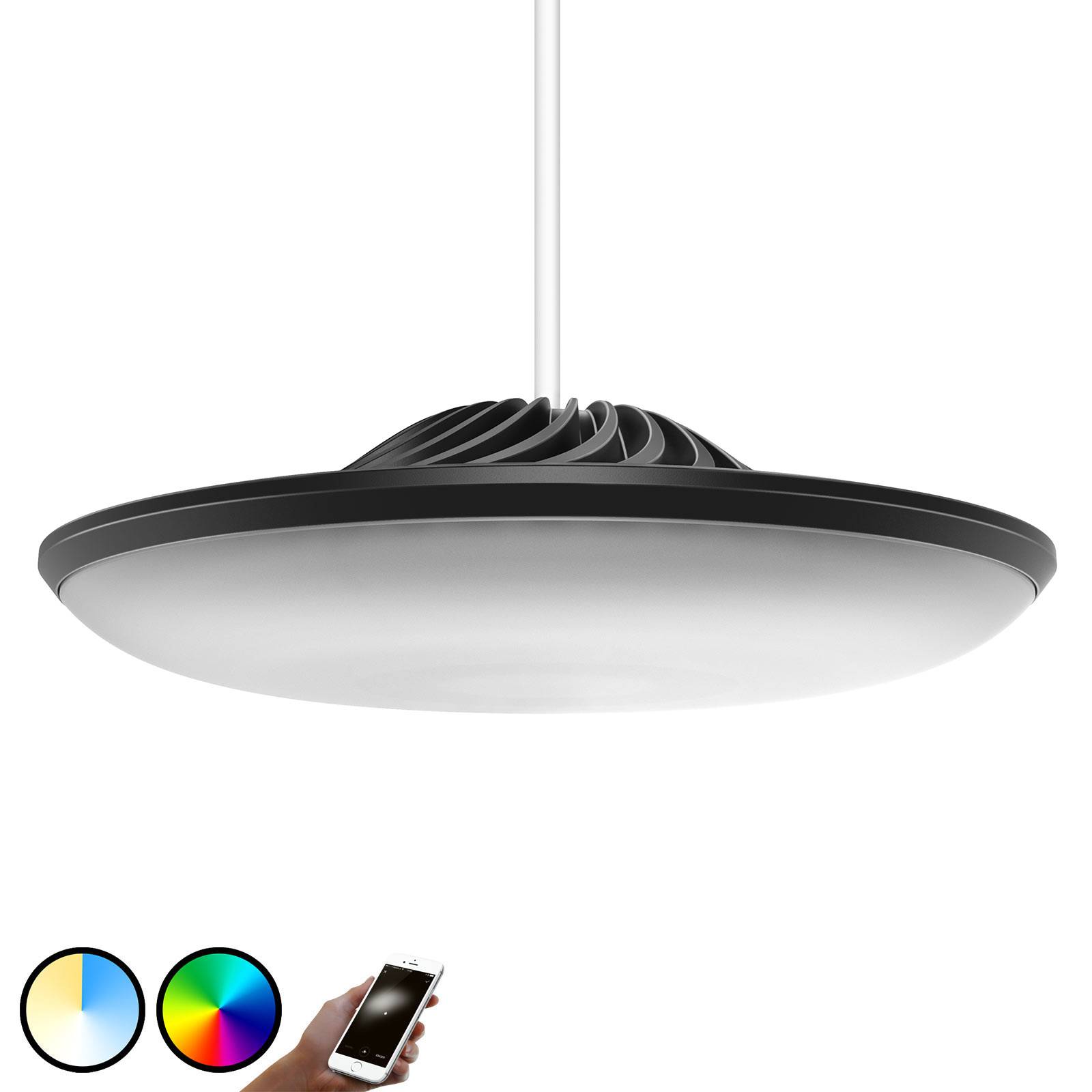 Luke Roberts Luvo suspension LED en noir Luke Roberts