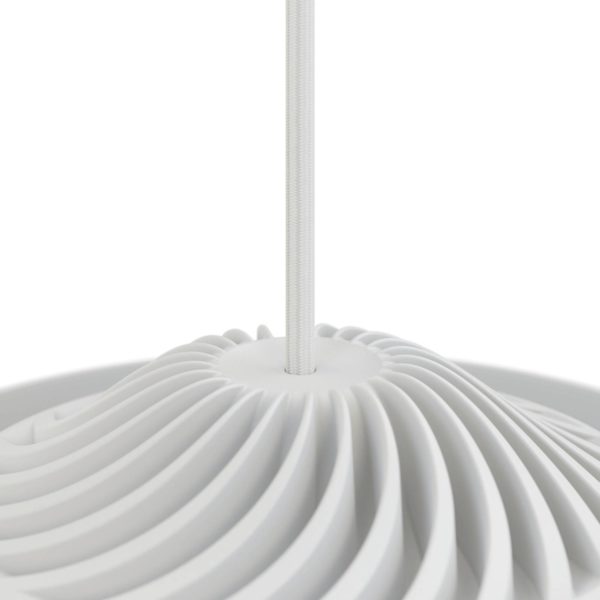 Luke Roberts Luvo suspension LED câble tissu blanc Luke Roberts