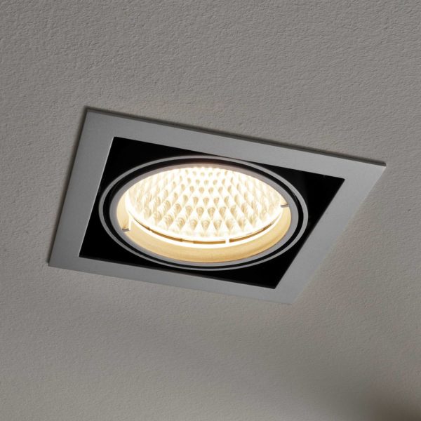 Arcchio Adin lampe enc. LED 3 000 K, 25,9 W, grise Arcchio
