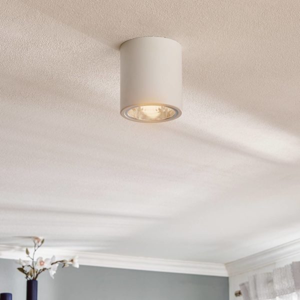 Luminex Spot pour plafond Downlight round en blanc
