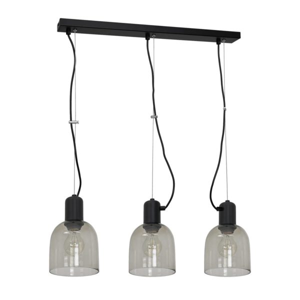 Luminex Suspension Cona avec 3 verres teintés, poutre Luminex