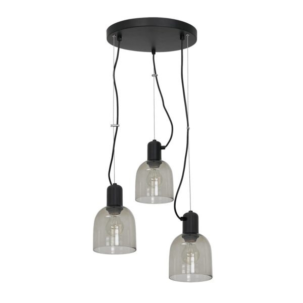 Luminex Suspension Cona avec 3 verres teintés, ronde Luminex