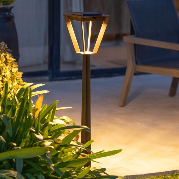 Les Jardins Borne solaire LED Metro avec capteur
