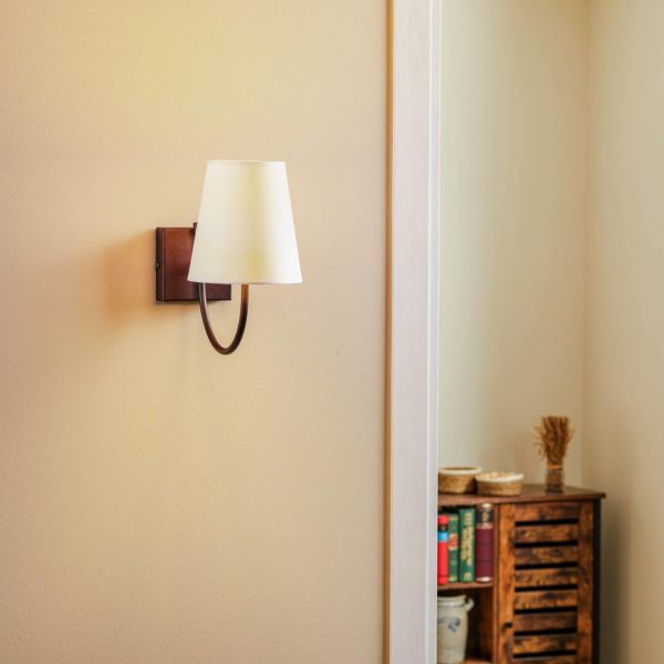 Lamkur Applique Paro avec abat-jour en tissu Lamkur