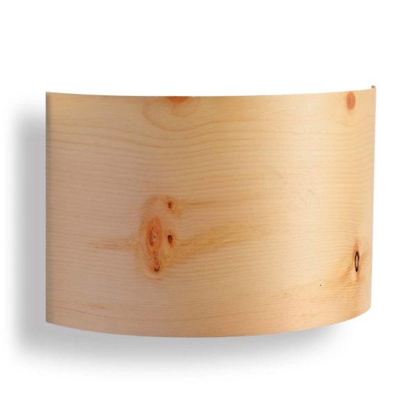 LeuchtNatur Cortex applique murale cembro LeuchtNatur