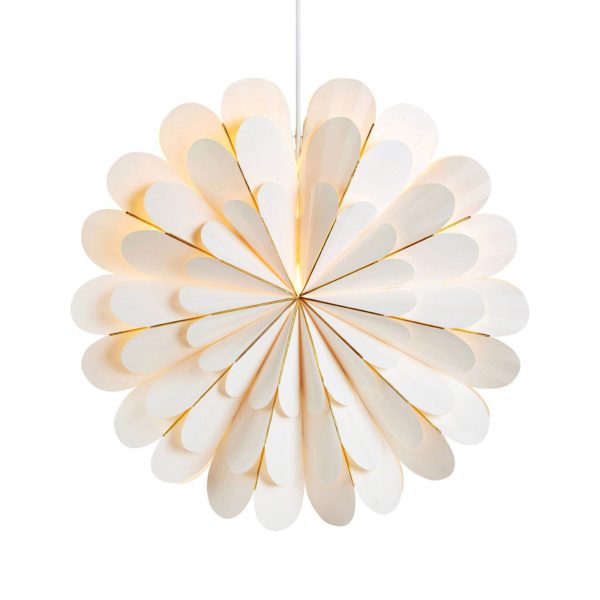 Markslöjd Étoile déco Marigold en suspension blanche Ø 45 cm Markslöjd