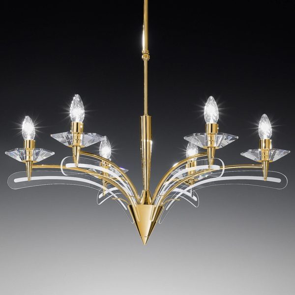 Metallux Lustre ICARO à 6 lampes