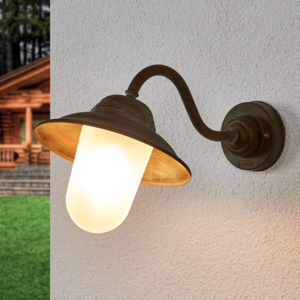 Moretti Luce Applique d'extérieur incurvée Birga Moretti Luce
